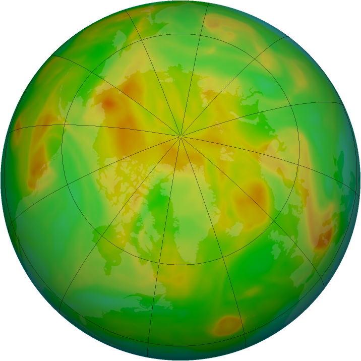 Arctic ozone map for 02 June 2006